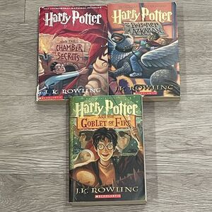 Lot Of 3Harry Potter Books Novels Homeschooling Mystery Suspense